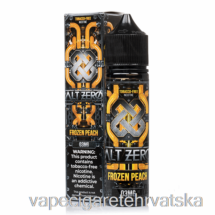 Vape Cigarete Frozen Peach - Alt Zero - 60ml 6mg